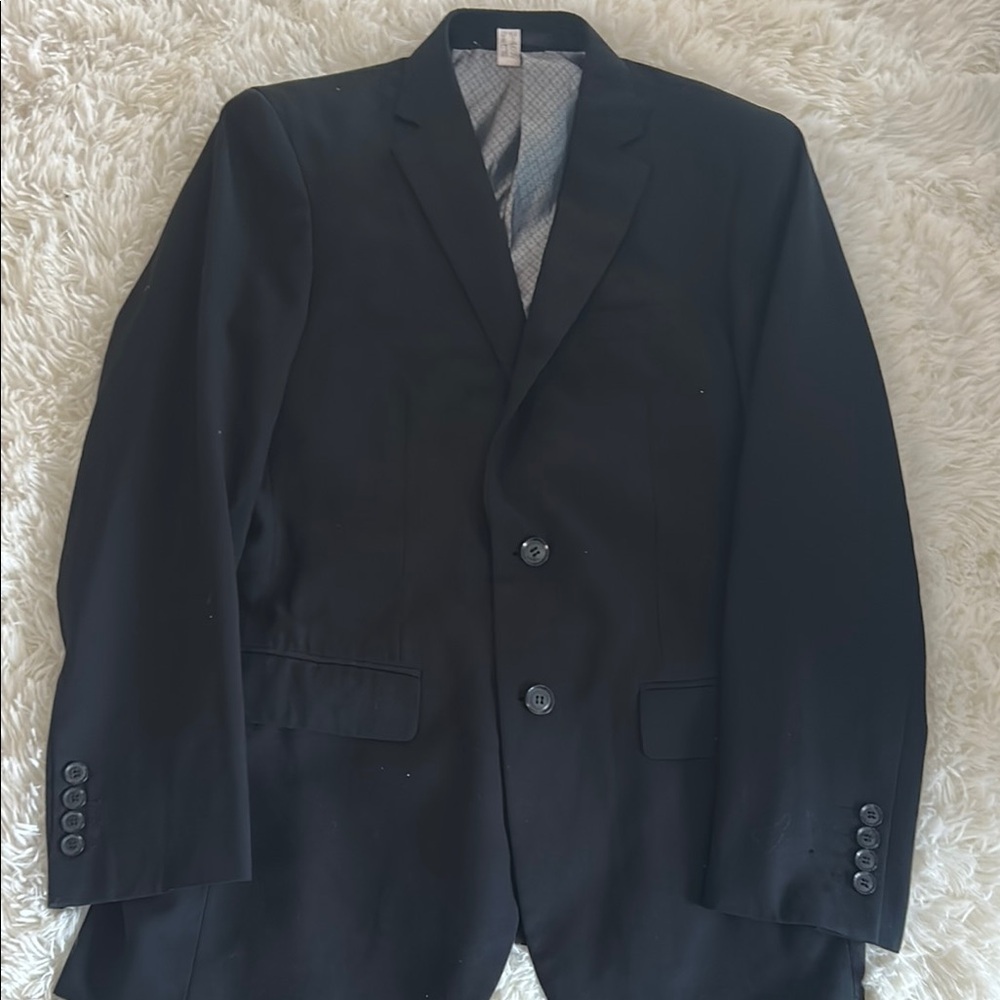 Men's Black Blazer Alberto Cardinali 40R